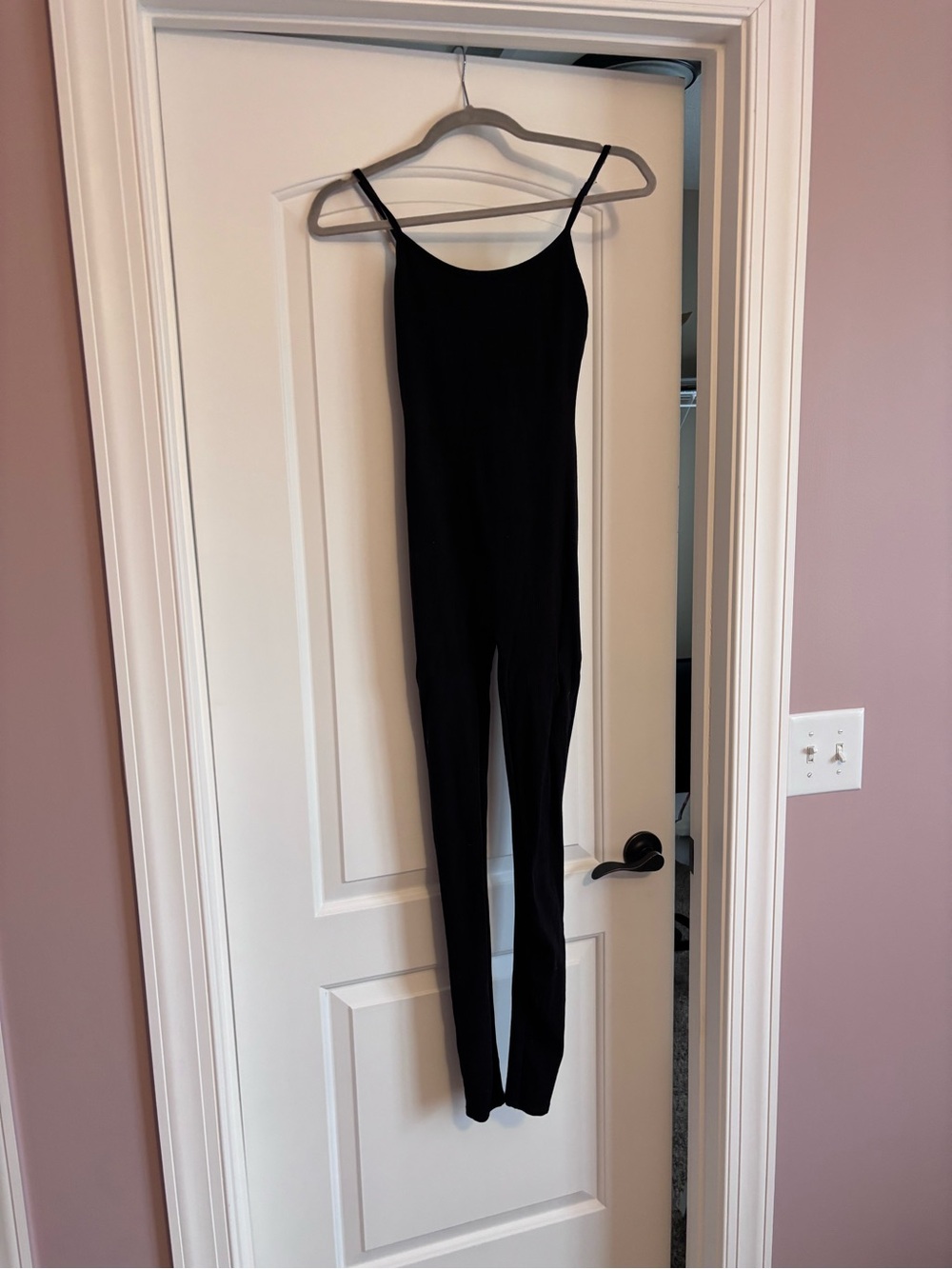 Lulu's Black Slim Strap Jumpsuit